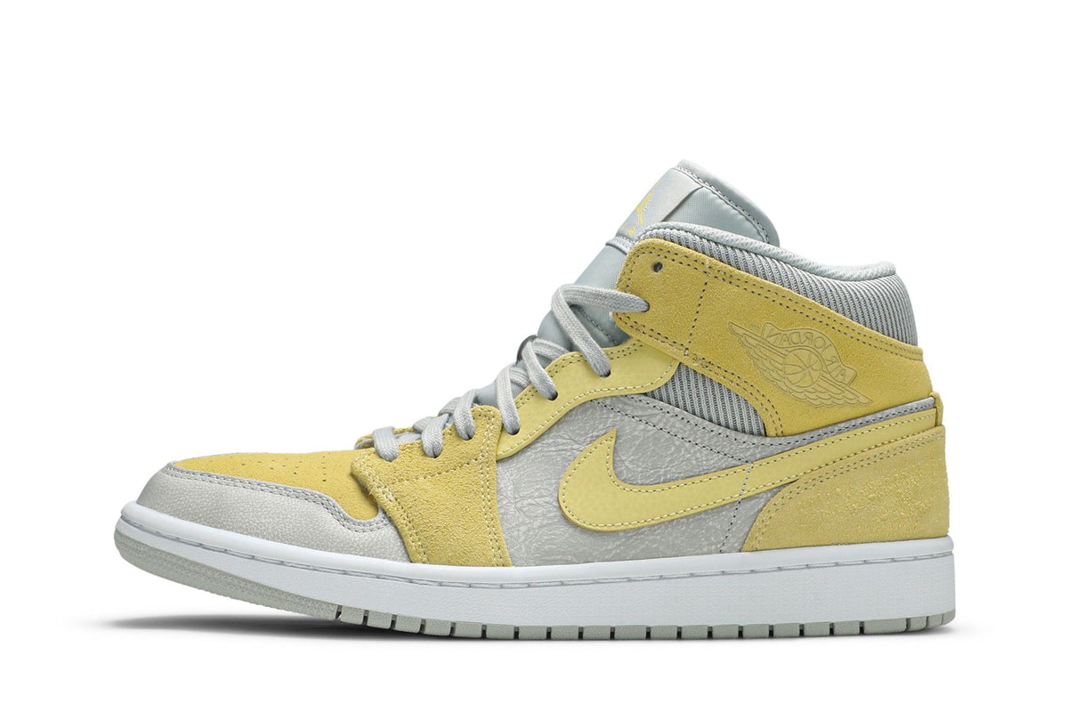 Air Jordan 1 Mid Mixed Textures Yellow