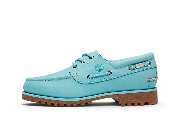 Timberland 3-Eye Classic Lug Boat Shoe Jacquemus Aqua Nubuck