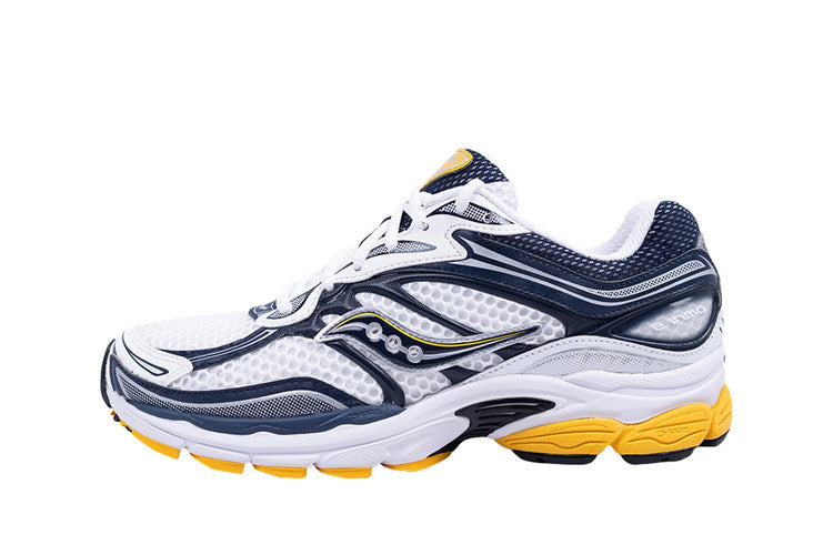 Saucony ProGrid Omni 9 White Navy Yellow