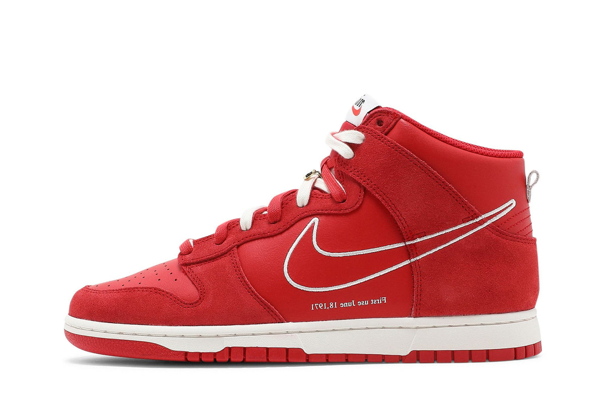Nike Dunk High First Use University Red