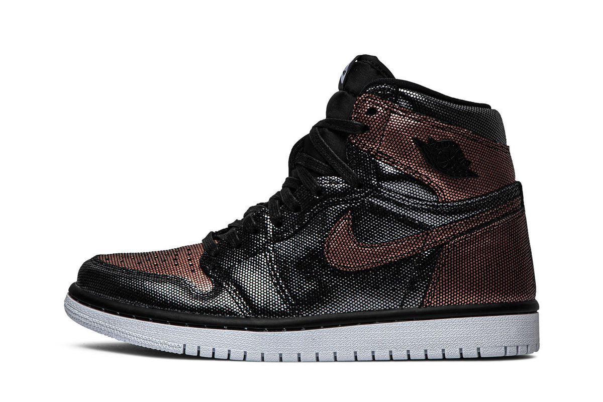 Air Jordan 1 Retro High Fearless Metallic Rose Gold