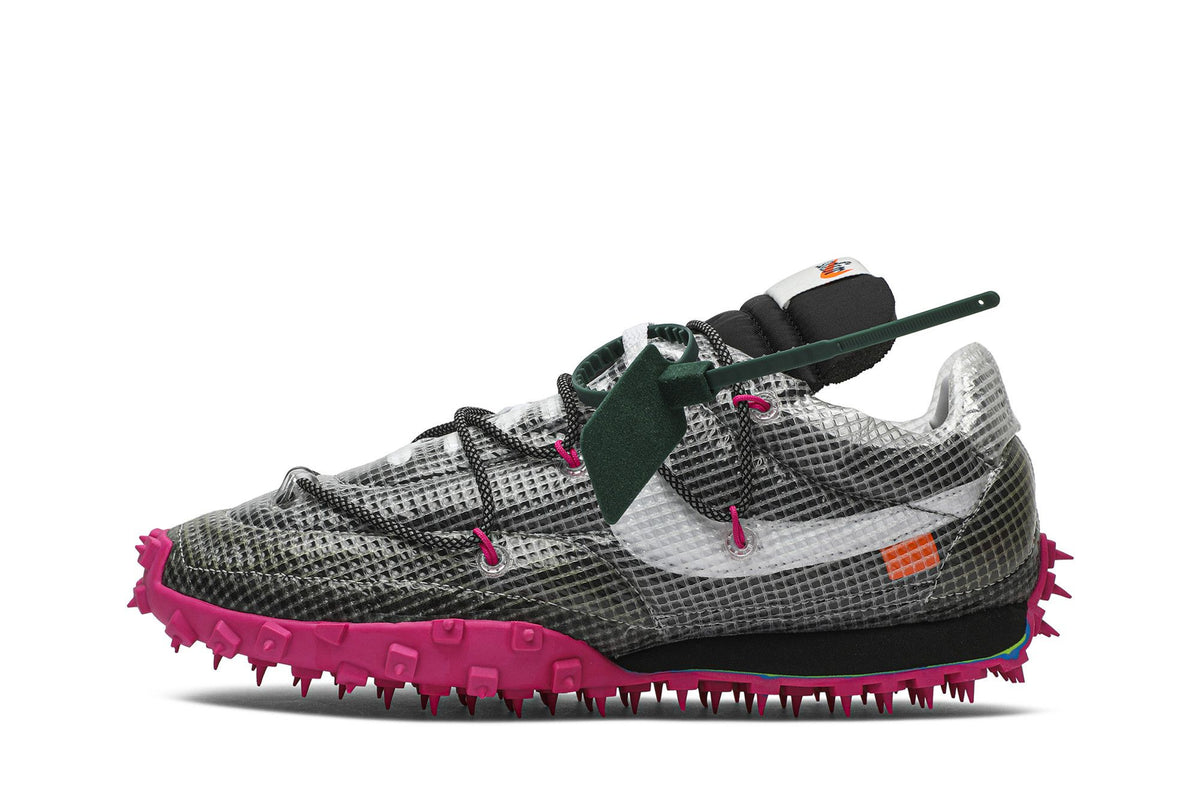 Nike Waffle Racer Off-White Black Fuchsia