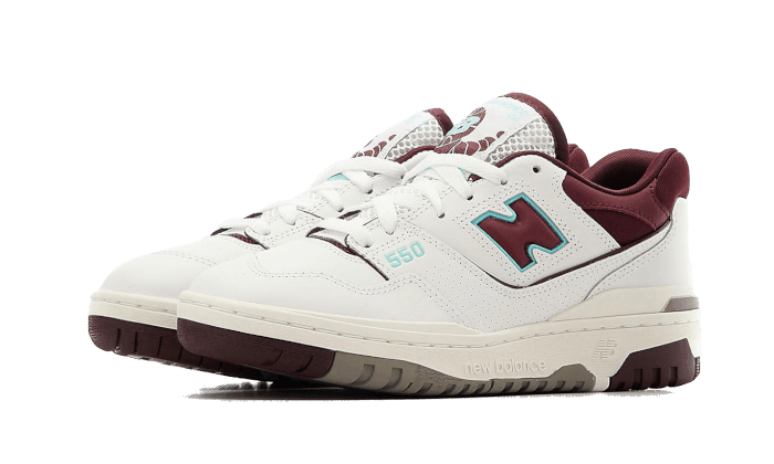 550 Burgundy Cyan - NEWTREATS - SNEAKERS STORE