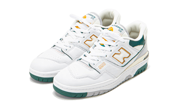 550 White Nightwatch Green - NEWTREATS - SNEAKERS STORE