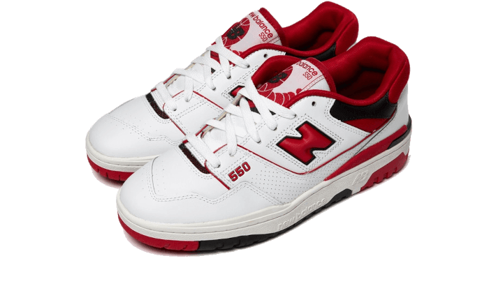 550 White Red - NEWTREATS - SNEAKERS STORE