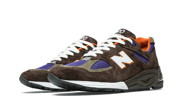 990 V2 Made In Usa Brown Purple - NEWTREATS - SNEAKERS STORE