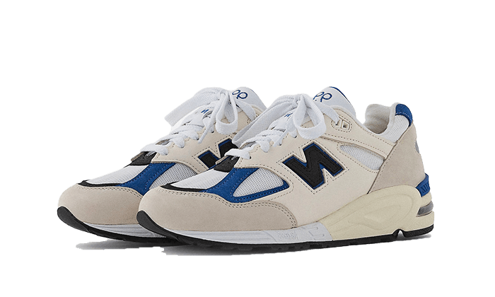 990 v2 Made In USA White Blue - NEWTREATS - SNEAKERS STORE