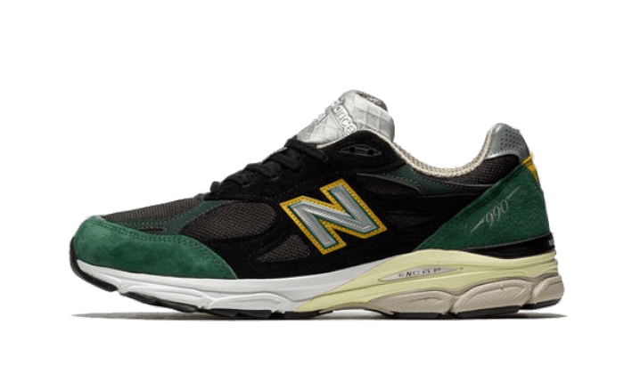 990 V3 Black Green Yellow - NEWTREATS - SNEAKERS STORE