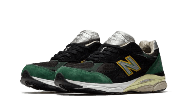 990 V3 Black Green Yellow - NEWTREATS - SNEAKERS STORE