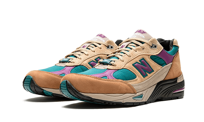 991 Made In UK Palace Brown Teal - NEWTREATS - SNEAKERS STORE