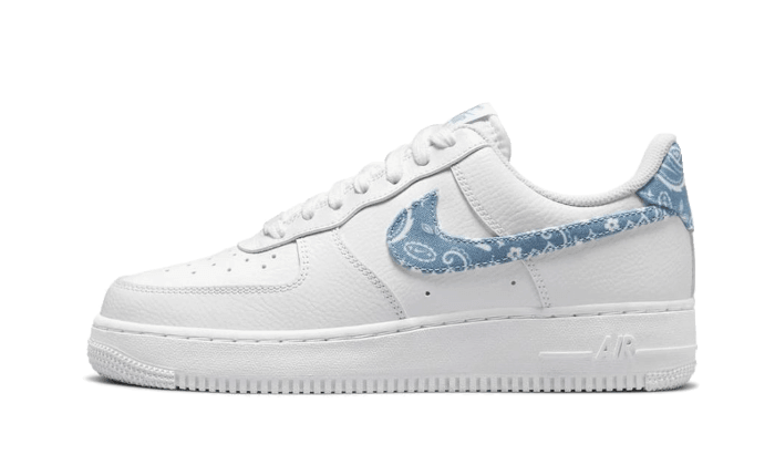 Air Force 1 Low '07 Essential White Worn Blue Paisley - NEWTREATS - SNEAKERS STORE