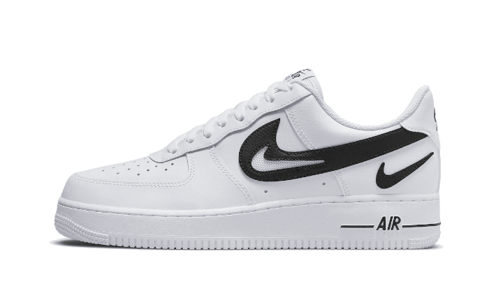 Air Force 1 Low '07 FM Cut Out Swoosh White Black - NEWTREATS - SNEAKERS STORE