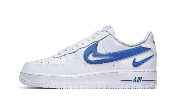 Air Force 1 Low '07 FM Cut Out Swoosh White Game Royal - NEWTREATS - SNEAKERS STORE