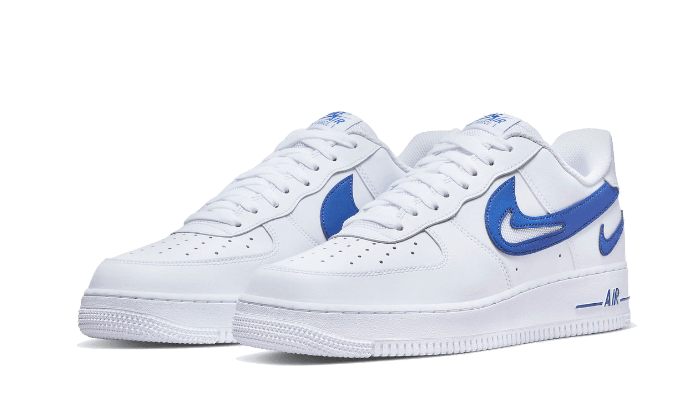 Air Force 1 Low '07 FM Cut Out Swoosh White Game Royal - NEWTREATS - SNEAKERS STORE