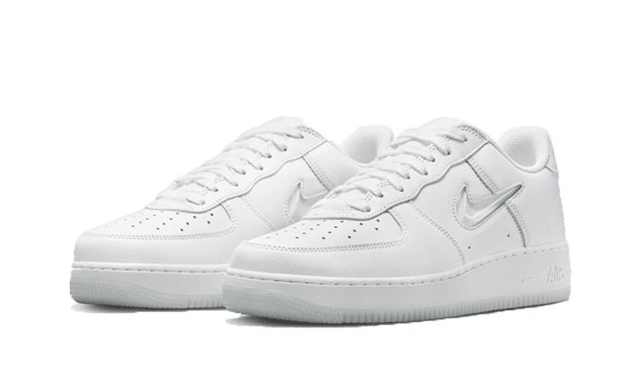 Air Force 1 Low '07 Retro Color of the Month Jewel Swoosh Triple White - NEWTREATS - SNEAKERS STORE