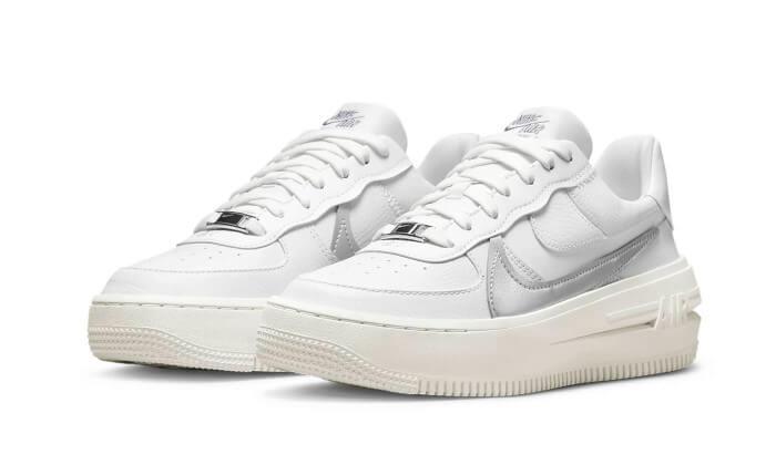 Air Force 1 Low Platform Summit White Metallic Silver - NEWTREATS - SNEAKERS STORE