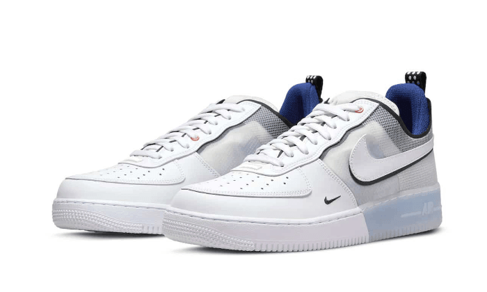 Air Force 1 Low React Split White Photo Blue - NEWTREATS - SNEAKERS STORE