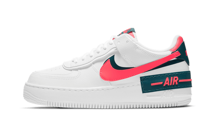 Air Force 1 Shadow White Dark Teal Solar Red - NEWTREATS - SNEAKERS STORE