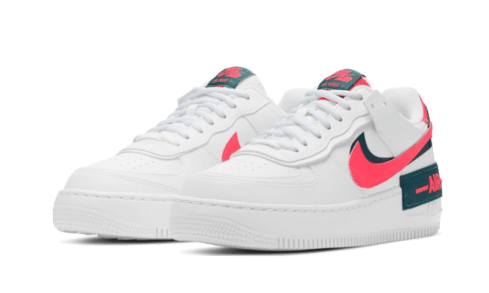 Air Force 1 Shadow White Dark Teal Solar Red - NEWTREATS - SNEAKERS STORE