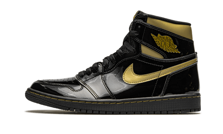 Air Jordan 1 High Black Metallic Gold - NEWTREATS - SNEAKERS STORE