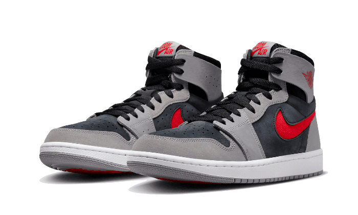 Air Jordan 1 High Zoom Air CMFT 2 Black Fire Red Cement - NEWTREATS - SNEAKERS STORE