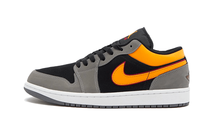 Air Jordan 1 Low Black Vivid Orange - NEWTREATS - SNEAKERS STORE