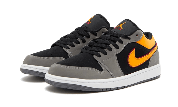 Air Jordan 1 Low Black Vivid Orange - NEWTREATS - SNEAKERS STORE