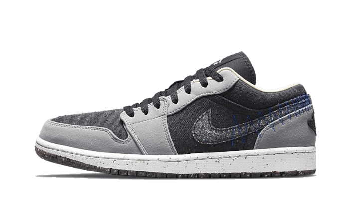 Air Jordan 1 Low Crater Black Grey - NEWTREATS - SNEAKERS STORE