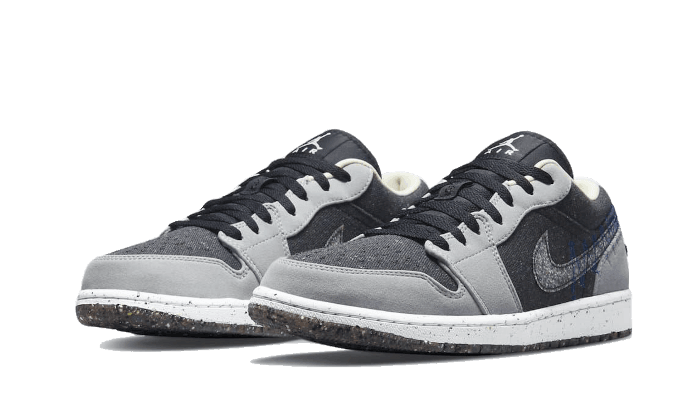 Air Jordan 1 Low Crater Black Grey - NEWTREATS - SNEAKERS STORE