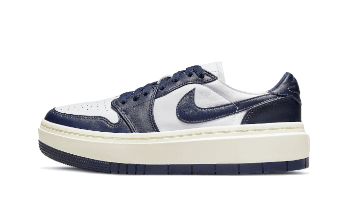 Air Jordan 1 Low Elevate White Midnight Navy Sail - NEWTREATS - SNEAKERS STORE