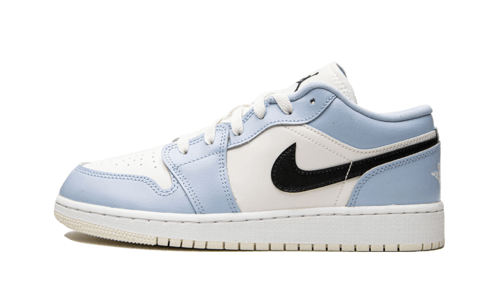 Air Jordan 1 Low Ice Blue Black - NEWTREATS - SNEAKERS STORE