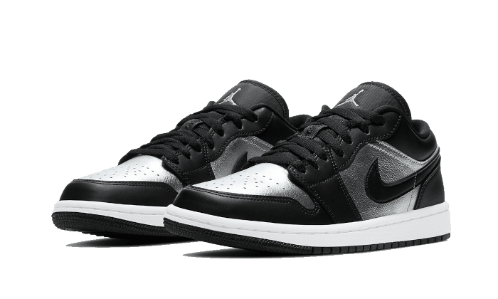 Air Jordan 1 Low SE Black Metallic Silver - NEWTREATS - SNEAKERS STORE