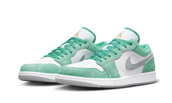 Air Jordan 1 Low SE New Emerald Grey - NEWTREATS - SNEAKERS STORE