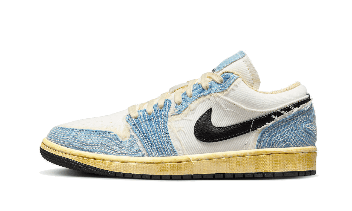 Air Jordan 1 Low SE WRMK Sashiko Denim - NEWTREATS - SNEAKERS STORE