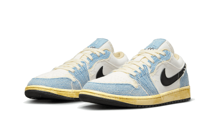 Air Jordan 1 Low SE WRMK Sashiko Denim - NEWTREATS - SNEAKERS STORE