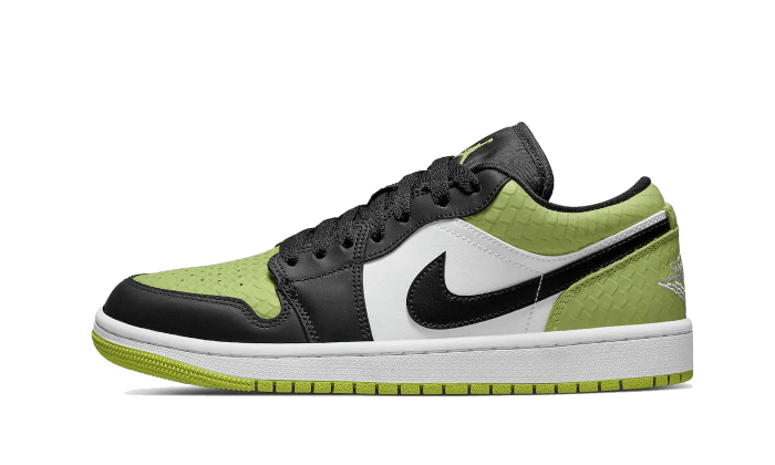 Air Jordan 1 Low Vivid Green Snakeskin - NEWTREATS - SNEAKERS STORE