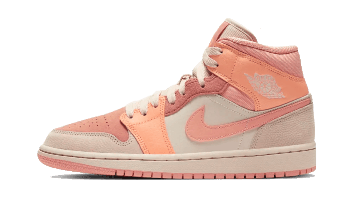 Air Jordan 1 Mid Apricot Orange - NEWTREATS - SNEAKERS STORE