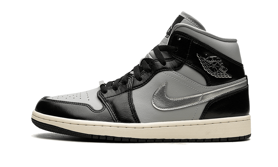 Air Jordan 1 Mid Black Chrome - NEWTREATS - SNEAKERS STORE