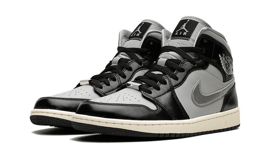 Air Jordan 1 Mid Black Chrome - NEWTREATS - SNEAKERS STORE