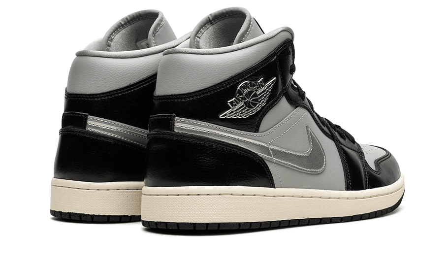 Air Jordan 1 Mid Black Chrome - NEWTREATS - SNEAKERS STORE