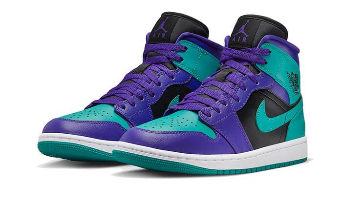 Air Jordan 1 Mid Black Grape - NEWTREATS - SNEAKERS STORE