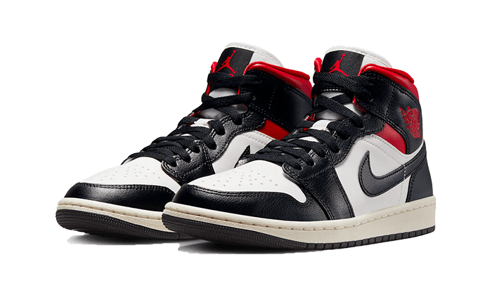 Air Jordan 1 Mid Black Gym Red - NEWTREATS - SNEAKERS STORE