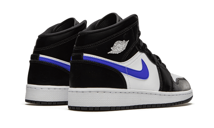 Air Jordan 1 Mid Black Racer Blue White - NEWTREATS - SNEAKERS STORE