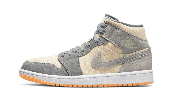 Air Jordan 1 Mid Coconut Milk Particle Grey - NEWTREATS - SNEAKERS STORE