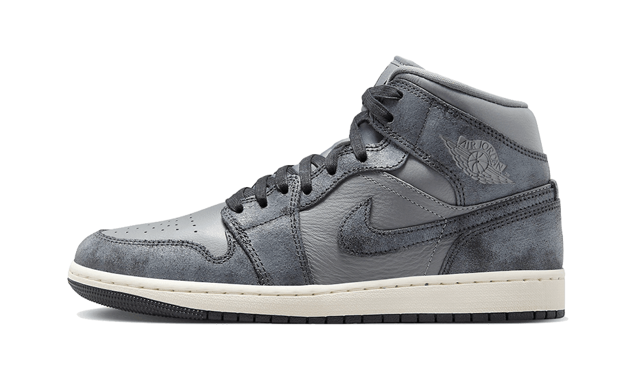 Air Jordan 1 Mid Distressed Smoke Grey - NEWTREATS - SNEAKERS STORE