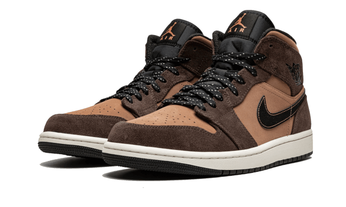 Air Jordan 1 Mid Earthy Brown - NEWTREATS - SNEAKERS STORE