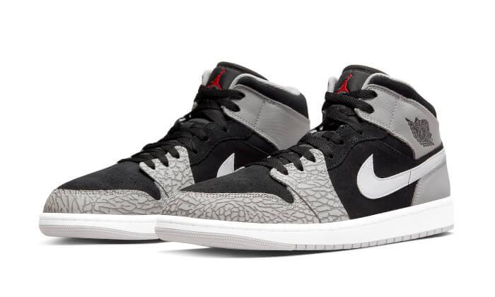 Air Jordan 1 Mid Elephant Print - NEWTREATS - SNEAKERS STORE