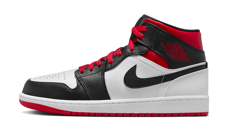 Air Jordan 1 Mid Gym Red Black Toe - NEWTREATS - SNEAKERS STORE