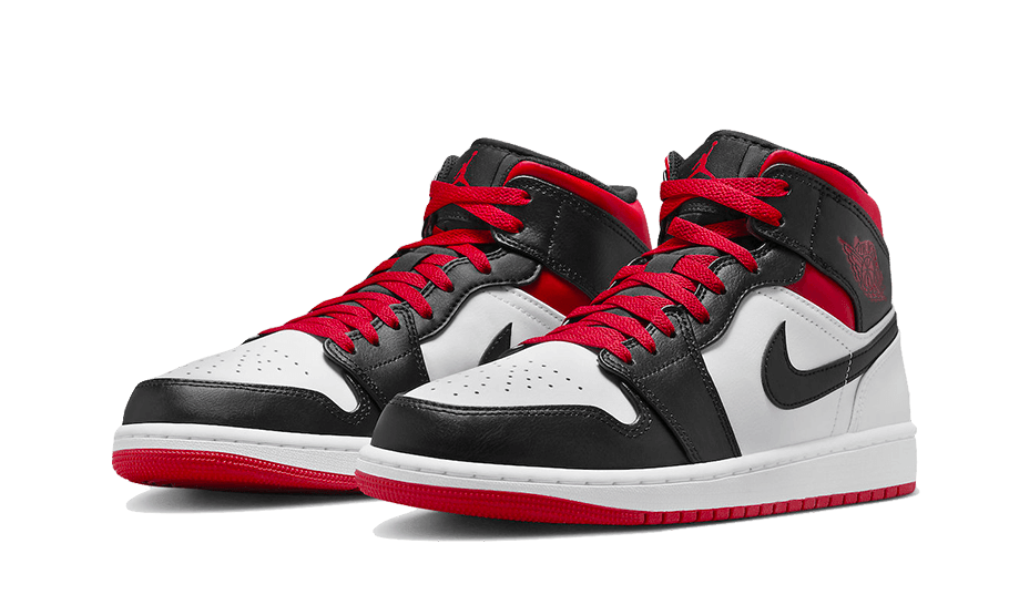 Air Jordan 1 Mid Gym Red Black Toe - NEWTREATS - SNEAKERS STORE