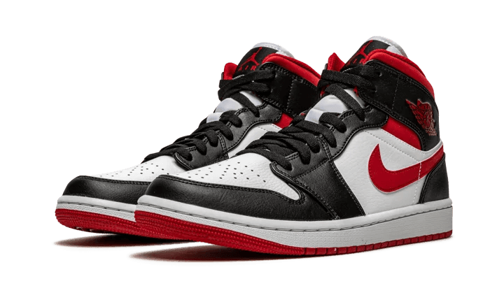 Air Jordan 1 Mid Gym Red Black White - NEWTREATS - SNEAKERS STORE